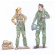 1/48 Crew F-15 (2 figures) (Resin parts with Decals)