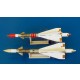 1/48 Russian Missile R-40R AA-6 Acrid for Mig-25 (2 Sets: Resin parts+PE+Decals)
