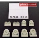 1/72 Fairchild C-119 Flying Boxcar Wheels Late Version