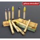 1/35 Ammunition 88 mm for Tiger II, Jagdpanther, Elefant (10 cartridges)