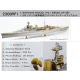1/200 HMS Hood 1941 Detail-up Set w/Wooden Deck for Trumpeter kit