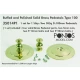 Buffed and Polished Solid Brass Pedestals Type 100 for 1/200 or Larger Ship models