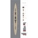 1/350 DKM Prinz Eugen Wooden Deck Set & Dry Transfer for Trumpeter kit