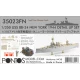 1/350 USS BB-34 New York 1944 Detail-up set (w/Teak Tone Deck, Barrels, Resin&PE)