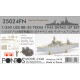 1/350 USS BB-35 Texas 1945 Super Detail Set w/Teak Tone Wooden Deck