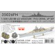 1/350 USS BB-63 Missouri 1945 Detail Set (w/Teak Tone Wooden Deck) for Tamiya #78008/78018