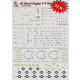 1/72 McDonnell Douglas F-4 Phantom Technical Stencils (Dry Transfer)