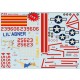 Decals for 1/32 Northrop P-62 Black Widow