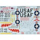 Decals for 1/32 Korean War North American F-51 Mustang