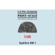 1/48 Spitfire MkI Instrumental Panel 3D Decal