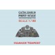 1/48 Hawker Tempest Instrument Panel 3D Decal