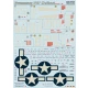 1/48 Grumman F6F Hellcat Decals