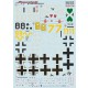 Decals for 1/48 Messerschmitt BF 109 G High Altitude Aces