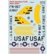 1/48 F-100 Super Sabre Decal Part 2 - F-100F-10-NA