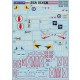 1/72 de Havilland Sea Vixen (complete set, 2 leaf) Decals