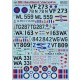 1/72 de Havilland Vampire One Seater Decals