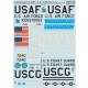 1/72 Wet Decals - Grumman HU-16 Albatross The Complete Set 2 Leaf (2 sheets)