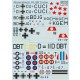 1/72 Wet Decals - Messerschmitt Bf.108 "Taifun" (1 sheet)