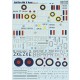 1/72 Wet Decals - Supermarine Spitfire Mk V Aces (1 sheet)