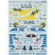 1/72 Wet Decals - US Navy Vought A-7 Corsair II Part 2