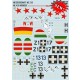 1/72 Messerschmitt Me.210 Me.410 Hornisse Decals