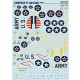 1/72 Curtiss P-40 C/CU Part.1 Decals
