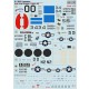 Decals for 1/72 Lockheed P-38J Lighting Aces over Europe 1944-1945