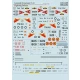Decals for 1/72 General Dynamics F-16 Fighting Falcon Venezuela/Indonesia/Romania