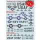 Decals for 1/72 Vietnam War US Faded Insignia