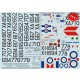 Decals for 1/72 Gloster Gavelin Mk.5, Mk.6, Mk.7 Part. 4