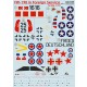 Decals for 1/72 Focke-Wulf FW-190 in Foreign Service