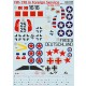 Decals for 1/72 Focke-Wulf FW-190 in Foreign Service