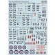 Decals for 1/72 De Havilland FB Vampire