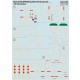 Decals for 1/72 Blue CAG SPADS. Carrier Air Group CO AD Skyraiders 