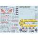 Decal for 1/72 Korean War F-86 Sabre Fighter Bomber Groups