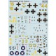 1/72 Messerschmitt Bf-109 Tropical Water-slide Decal