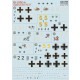 1/72 Messerschmitt Bf-109G-6 Jagdergeschwader JG.53 Water-slide Decal