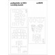 1/32 North American B-25 Mitchell Canopy Paint Masks for HK Models (3 sheets)