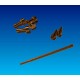 1/32 Heinkel He 219 Gun Barrels & Pitot Tube for Revell kits (7 brass parts)