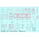 1/32 Mosquito Universal Stencils Decal for Day and Night Version