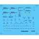 Decal for 1/32 Curtiss P-40 B/C/E Warhawk Stencils