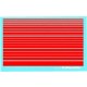 Decals for 1/32 Red Strips (strips 1, 2 , 3 , 4 and 8mm)