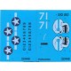 Decals for 1/32 The Burma Banshees ll P-40N-5 "White 71" "Ruth Marie"