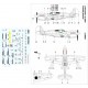 Decal for 1/72 Curtiss P-40 B/E Warhawk Stencils