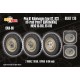 1/35 Pkw.K1 Kubelwagen Type 82, 823Off-road 1 (continental) Wheels for Meng kit