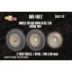 1/16 Sd.Kfz. 250 Wheels for Das Werk kits (civilian road)