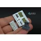 1/72 P-40E Wtarhawk Interior 3D Decal for Academy/Modelist (with 3D-printed resin)