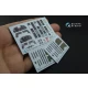 1/32 F-5F 3D-Printed & Coloured Interior Decals for KittyHawk kit