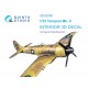 1/32 Tempest Mk.II 3D-Printed & Coloured Interior on Decal Paper for Special Hobby/Revell