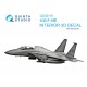 1/32 F-15E Eagle 3D-Printed & Coloured Interior on Decal Paper for Tamiya kits